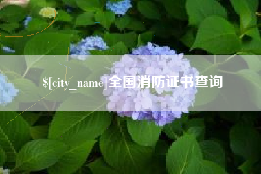 哈密全国消防证书查询