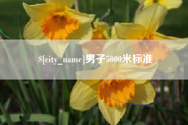 哈密男子5000米标准