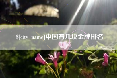 哈密中国有几块金牌排名