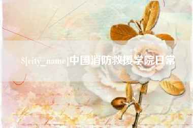 哈密中国消防救援学院日常