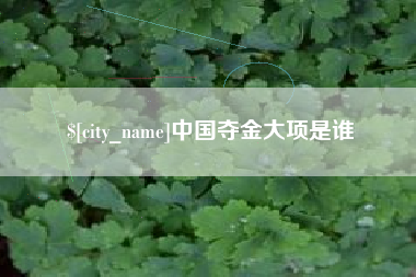 哈密中国夺金大项是谁