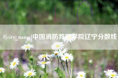 哈密中国消防救援学院辽宁分数线