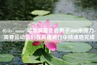 哈密哈尔滨亚冬会男子5000米接力-需要运动员们在高速滑行中精准地完成