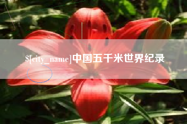 哈密中国五千米世界纪录