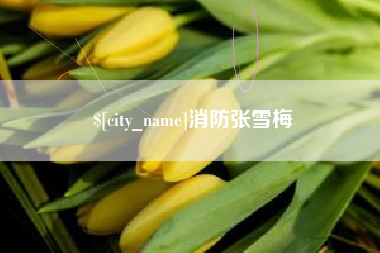 哈密消防张雪梅