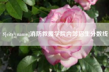 哈密消防救援学院内部招生分数线