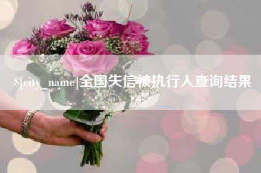 哈密全国失信被执行人查询结果
