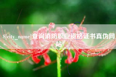 哈密查询消防职业资格证书真伪网站