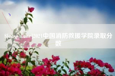 哈密2021中国消防救援学院录取分数