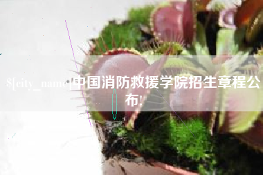 哈密中国消防救援学院招生章程公布!